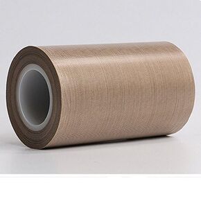4"" x10m PTFE Teflon Tape Nonstick 500℉ High-Temp Fiberglass Adhesive Tape, Brown
