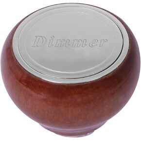 GG Grand General 96032 Wood Dashboard Knob w/S.S Wiper/Washer Script