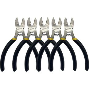 BOOSDEN 6 inch Side Cutters, Diagonal Cutting Pliers, Precision Wire Cutters, Spring Loaded Cutting Pliers for Crafting Wire Plastic Floral Cutting