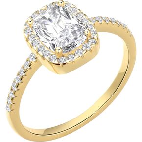 DOUX CZ Wedding Band for Women Green/White Oval/Gold/Silver Bridal Rings Stainless Steel Cubic Zirconia Promise Engagement For Women
