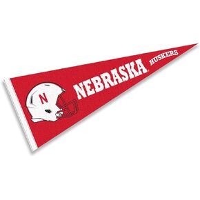 Nebraska Huskers Football Helmet Pennant