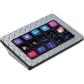 MightySkins Skin Compatible with Elgato Stream Deck MK.2 - Diamond Plate | Protective, Durable, and Unique Vinyl Decal wrap Cover | Easy to Apply, Remove, and Change Styles | Made in The USA