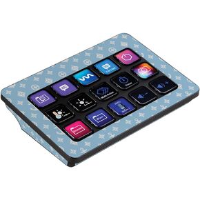 MightySkins Skin Compatible with Elgato Stream Deck MK.2 - Baby Blue Designer | Protective, Durable, and Unique Vinyl Decal wrap Cover | Easy to Apply and Change Styles | Made in The USA