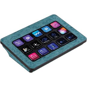 MightySkins Skin Compatible with Elgato Stream Deck MK.2 - Baby Blue Jacquard | Protective, Durable, and Unique Vinyl Decal wrap Cover | Easy to Apply and Change Styles | Made in The USA