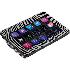 MightySkins Skin Compatible with Elgato Stream Deck MK.2 - Black Zebra | Protective, Durable, and Unique Vinyl Decal wrap Cover | Easy to Apply, Remove, and Change Styles | Made in The USA