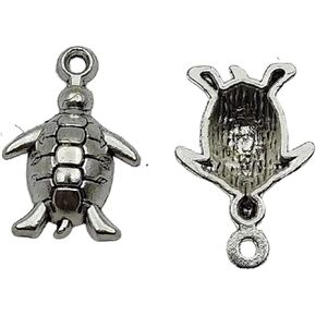 Antiqued Silver Alloy Charms Pendants