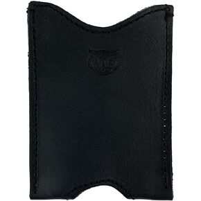 Hide & Drink, Rustic Leather Pocket Sleeve Wallet, for Easy Travelers, Commuters, Card Holder Handmade, Includes 101 Year Warranty (Bourbon Brown)