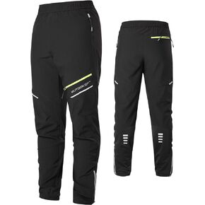 KUTOOK Men Cycling Bike Pants Quick-Dry Windproof MTB Pants for Outdoor Hiking Running Exercise