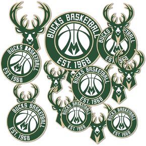 Desert Cactus Milwaukee Bucks NBA Officially Licensed Sticker Vinyl Decal Laptop Water Bottle Car Scrapbook (Type 1-1)