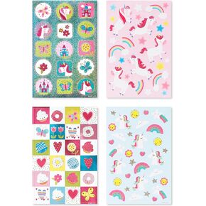 ملصقات مجمعة من American Greetings عدد 867 للأطفال والفراشات والزهور