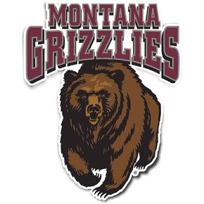 Desert Cactus University of Montana Grizzlies UM Griz UMont Vinyl Decal Laptop Water Bottle Car Scrapbook Sticker (IND 1)