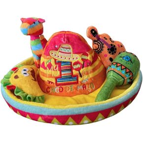 | Baby's First Cinco de Mayo Toy & Latin Heritage playset with 4 ct Sensory Toys
