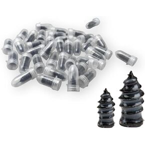 60PCS Tire Repair Nails, Car Vacuum Tire Repair Rubber Nail Kit, Self-Service Rubber Screw Tire Plugs, Quick Puncture Repair Tools, Suitable for Car, Motorcycle, ATV, Truck, Tire Puncture Repair