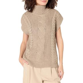 MULTIPLES Women's Sleeveless Turtle Neck Sweater Top