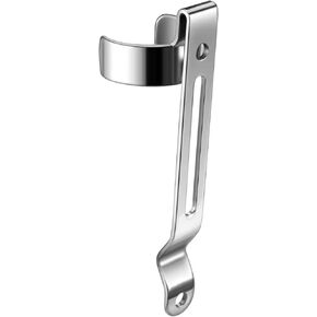 LIGHTFE B101 Flashlight Clip is Suitable for flashlights with a Diameter of 19.5-21mm and a Slot Width of 3.8-4.2mm. Stainless Steel Pen Clip, can be Used as a hat Clip, Pocket Clip, or Bag Clip
