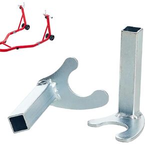 Donext Spool Lift Stand Attachments for Rear Sportbike Motorcycle Stands (Attachment ONLY), L-Shaped Adapter 1 Pair