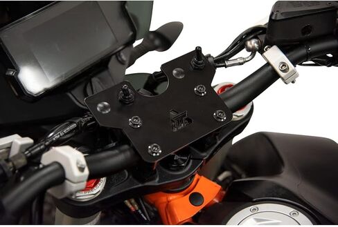 TUSK Accessory Dash Panel Factory 7/8" Bars Black Powder Coated for Honda CRF300L 2021-2024 in Saudi Arabia