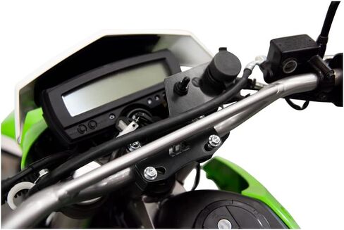 TUSK Accessory Dash Panel Factory 7/8" Bars Black Powder Coated for Honda CRF300L 2021-2024 in Saudi Arabia