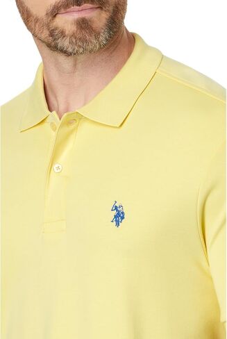 U.S. POLO ASSN. Men's Solid Interlock Polo in Saudi Arabia
