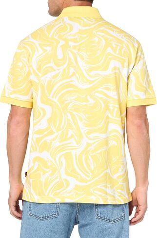 BOSS Men's Printed Cotton Short Sleeve Polo Shirt in Saudi Arabia