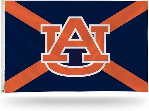 علم ولاية ألاباما NCAA Auburn Tigers Alabama مقاس 3 × 5 بوصات من جانب واحد - داخلي أو خارجي - ديكور منزلي من Rico Industries NCAA in Saudi Arabia