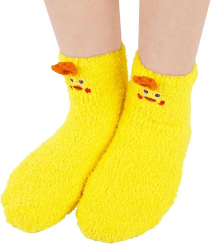 Zmart Fuzzy Socks for Women Girls Colorful Indoors Animal Slipper Socks in Kuwait