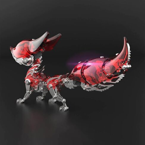 Anglerfish 3D Metal Puzzles for Adults, Assembly Model Kit, Steampunk DIY Ornament,Jigsaw Crafts Brain Teaser, Perfect Room Decor and Gift Choice(700+PCS, with Base) in Saudi Arabia
