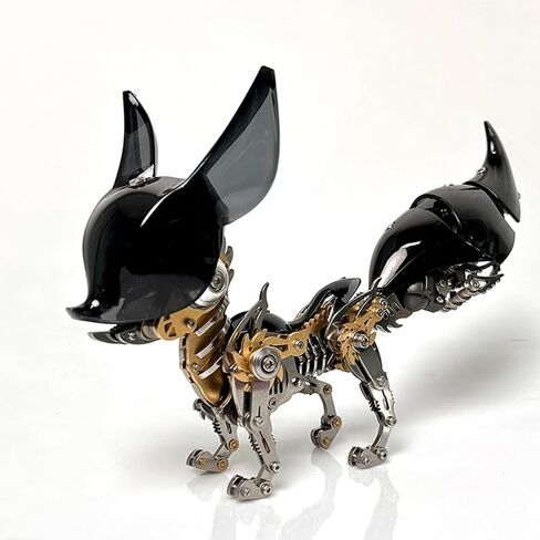 Anglerfish 3D Metal Puzzles for Adults, Assembly Model Kit, Steampunk DIY Ornament,Jigsaw Crafts Brain Teaser, Perfect Room Decor and Gift Choice(700+PCS, with Base) in Saudi Arabia