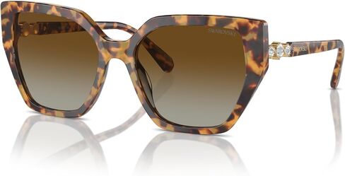 SWAROVSKI Women's Sk6016f Low Bridge Fit Rectangular Sunglasses in Saudi Arabia