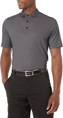 Cutter & Buck Men's Drytec UPF 50 Lightweight Pike Mini Pennant Print Polo Shirt in Saudi Arabia
