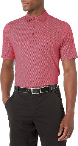 Cutter & Buck Men's Drytec UPF 50 Lightweight Pike Mini Pennant Print Polo Shirt in Saudi Arabia