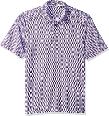 Cutter & Buck Men's Drytec UPF 50 Lightweight Pike Mini Pennant Print Polo Shirt in Saudi Arabia