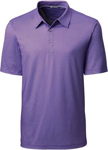 Cutter & Buck Men's Drytec UPF 50 Lightweight Pike Mini Pennant Print Polo Shirt in Saudi Arabia
