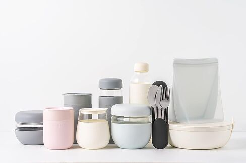 كأس كوكتيل نبيذ W&P Porter مع أكمام واقية من السيليكون Terrazzo Blush 15 أونصة أثناء التنقل، قابلة لإعادة الاستخدام، آمنة للاستخدام في غسالة الأطباق in Kuwait