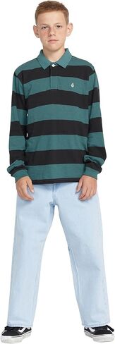 Volcom Big Boys Bolders Polo Long Sleeve Shirt in Saudi Arabia
