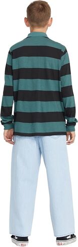Volcom Big Boys Bolders Polo Long Sleeve Shirt in Saudi Arabia