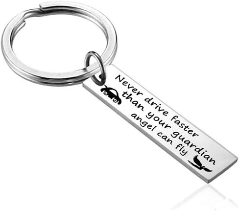 Sweet 16 Gift Daughter Son Keychain Driver Safe Keychain in Saudi Arabia