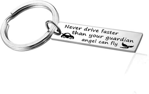 Sweet 16 Gift Daughter Son Keychain Driver Safe Keychain in Saudi Arabia