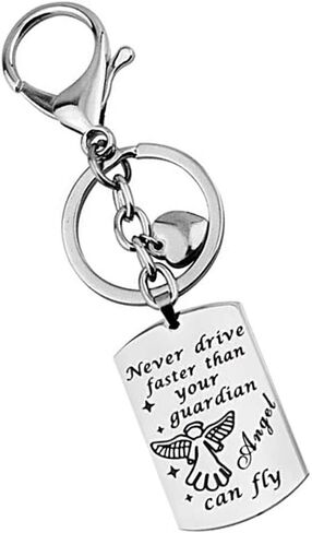 Sweet 16 Gift Daughter Son Keychain Driver Safe Keychain in Saudi Arabia