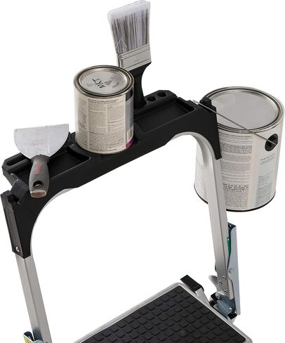 Louisville ladder Foot Step Stool, 300-Pound Capacity L-2011-02 Stocking stepstool, 2-feet, Silver in Saudi Arabia