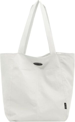 Nylon Tote Bag Women Ladies Casual Shoulder Bag Large Top Handle Handbag for Work Shopping College Travel in Kuwait