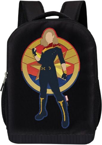 Marvel Captain The Girls Backpack - Stylish School & Travel Knapsack Kids Bookbag with Laptop Sleeve (Captain 2) in Saudi Arabia