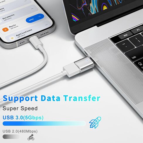 حزمة محول HianDier USB إلى USB C مكونة من 3 محولات USB C إلى USB من الألومنيوم للشحن ومزامنة البيانات من النوع C إلى USB لأجهزة iPhone 15 Pro Max Plus، وMacBook Pro Air، وSamsung Galaxy، وiPad-أسود/فضي/ذهبي in Saudi Arabia