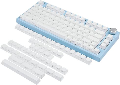 YMDK 133 Key Carbon PBT Double Shot Side-lit Shine Through Backlit keycaps OEM Profile for MX Mechanical Keyboard 108 96 87 NJ80 KBD67 ID80 84 68 64 in Kuwait