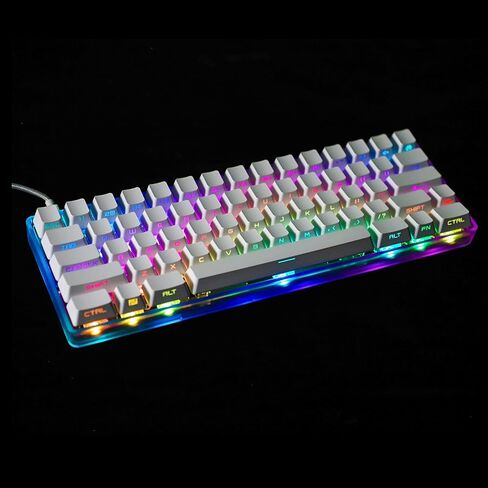 YMDK 133 Key Carbon PBT Double Shot Side-lit Shine Through Backlit keycaps OEM Profile for MX Mechanical Keyboard 108 96 87 NJ80 KBD67 ID80 84 68 64 in Kuwait