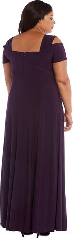 R&M Richards Womens Embellished Sweetheart Neck Evening Dress in Saudi Arabia