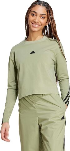 adidas Women's Future Icon 3-Stripes Long Sleeve T-Shirt in Saudi Arabia