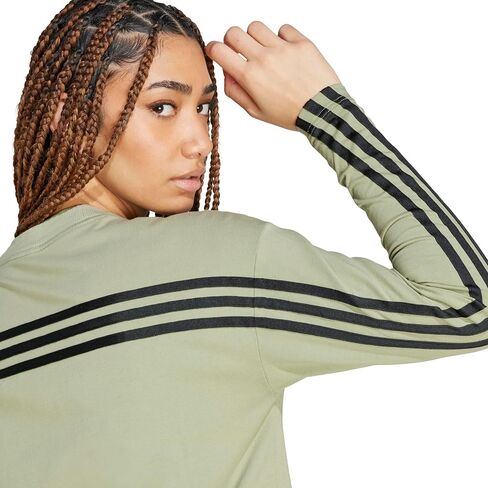 adidas Women's Future Icon 3-Stripes Long Sleeve T-Shirt in Saudi Arabia