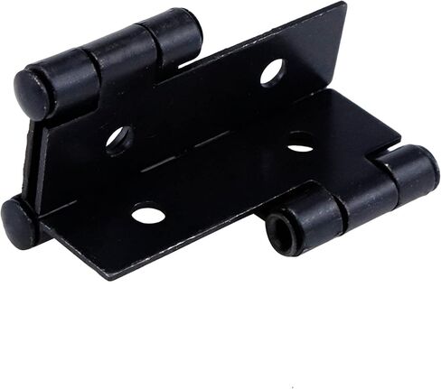 Antrader 2-Inch Retro Style Folding Double Acting Screen Hinge Black Tone Pack of 12 in Saudi Arabia