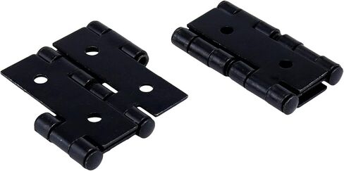 Antrader 2-Inch Retro Style Folding Double Acting Screen Hinge Black Tone Pack of 12 in Saudi Arabia